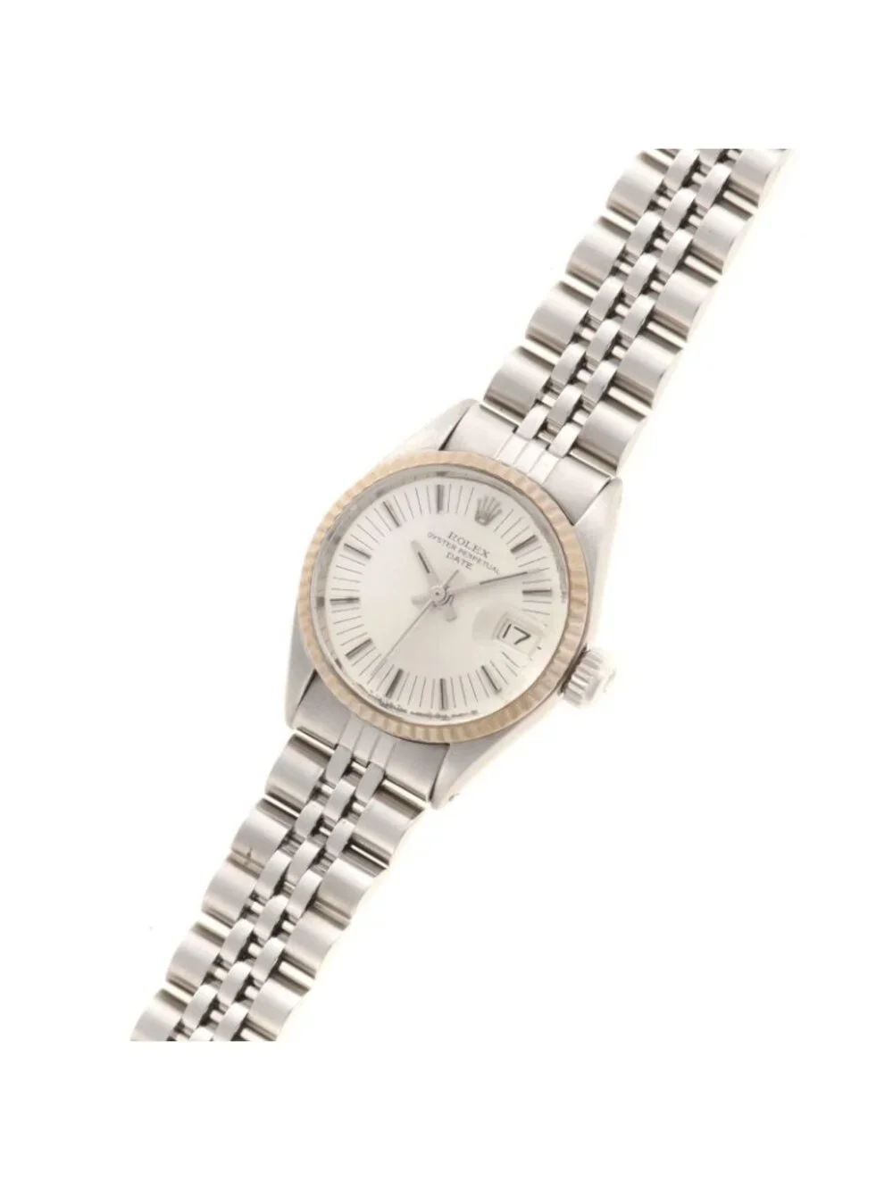 Rolex Perpetual Date Watch 18k White Gold 18k Silver